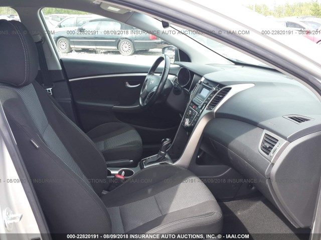 KMHD35LE8DU095950 - 2013 HYUNDAI ELANTRA GT SILVER photo 5