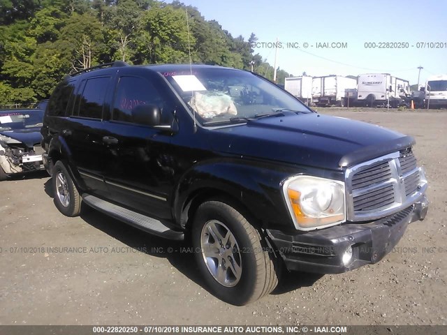 1D4HB58D24F238990 - 2004 DODGE DURANGO LIMITED BLACK photo 1