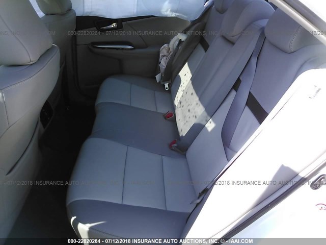 4T1BF1FK5CU608000 - 2012 TOYOTA CAMRY SE/LE/XLE WHITE photo 8