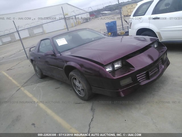 1G1FP23E7LL124416 - 1990 CHEVROLET CAMARO RS RED photo 1