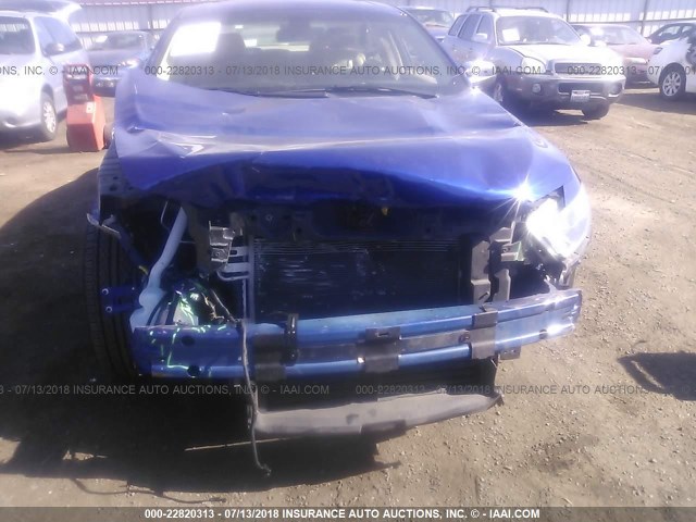 1FAHP2F85DG234712 - 2013 FORD TAURUS LIMITED BLUE photo 6