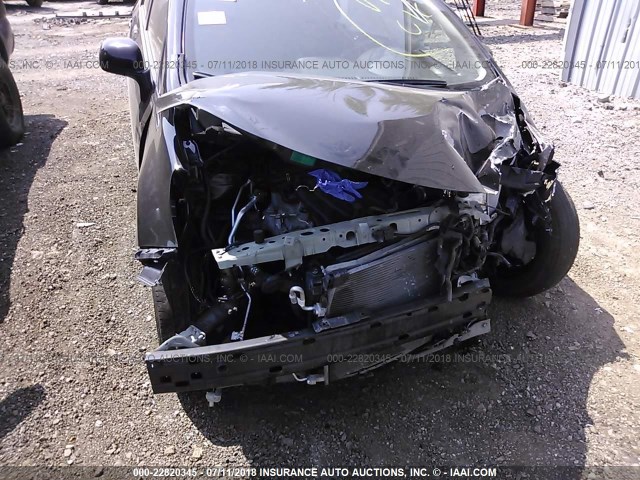 3N1CE2CP0EL437691 - 2014 NISSAN VERSA NOTE S/S PLUS/SV/SL BLACK photo 6