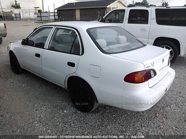 1NXBR12EXYZ387623 - 2000 TOYOTA COROLLA VE/CE/LE 白色 照片 3