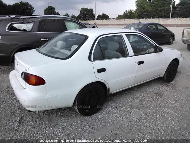 1NXBR12EXYZ387623 - 2000 TOYOTA COROLLA VE/CE/LE 白色 照片 4