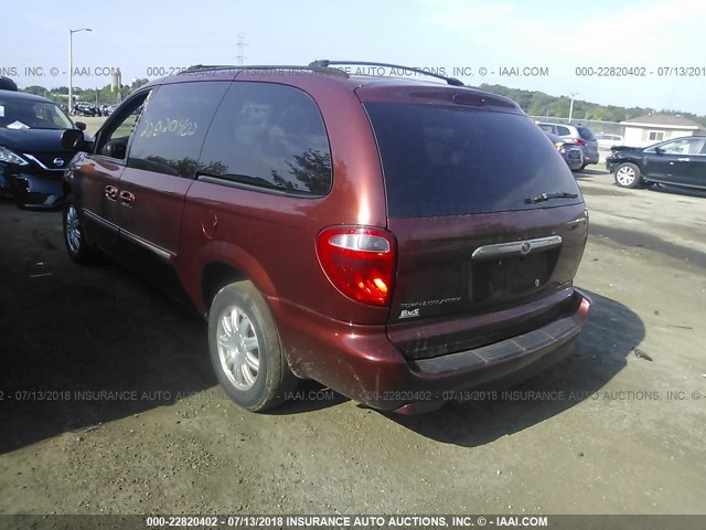 2A4GP54L07R160031 - 2007 CHRYSLER TOWN & COUNTRY TOURING MAROON photo 3