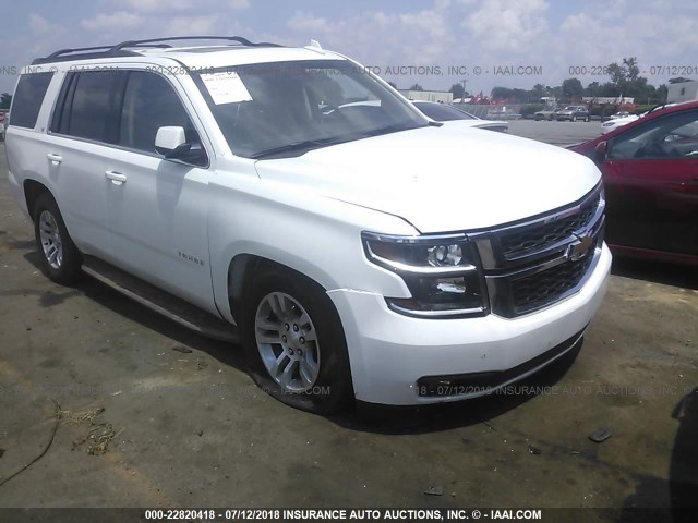 1GNSKBKC6JR111890 - 2018 CHEVROLET TAHOE K1500 LT WHITE photo 6