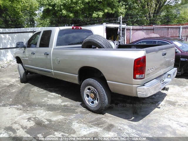 3D7KU28C64G259591 - 2004 DODGE RAM 2500 ST/SLT 金色 照片 3