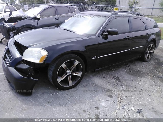 2D4GV58215H541549 - 2005 DODGE MAGNUM R/T BLACK photo 2