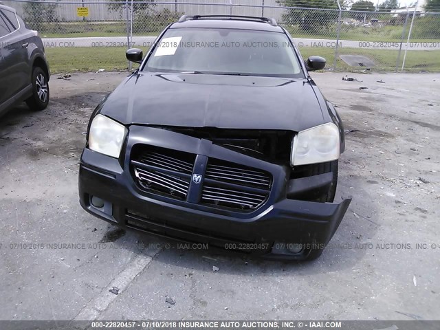 2D4GV58215H541549 - 2005 DODGE MAGNUM R/T BLACK photo 6