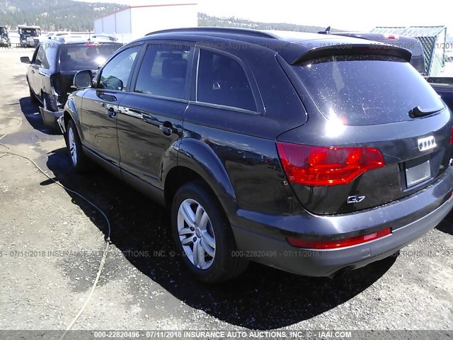 WA1AY74L49D008743 - 2009 AUDI Q7 3.6 QUATTRO BLACK photo 3