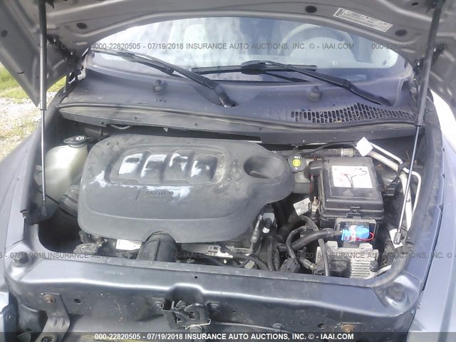3GNBAAFW7BS506578 - 2011 CHEVROLET HHR LS GRAY photo 10
