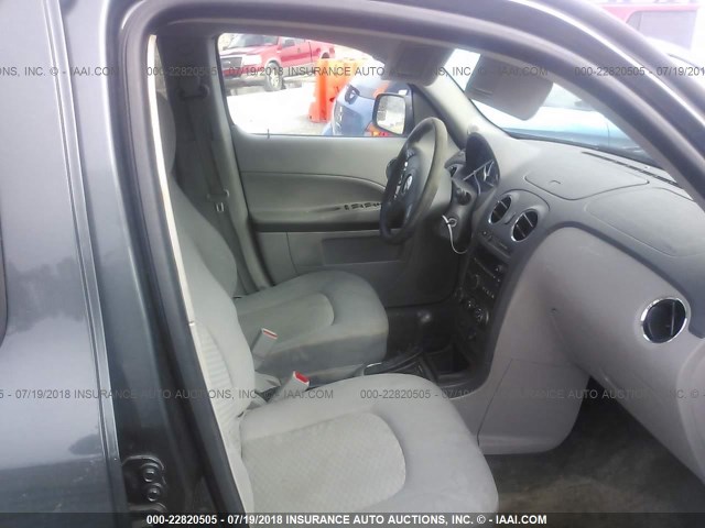 3GNBAAFW7BS506578 - 2011 CHEVROLET HHR LS GRAY photo 5
