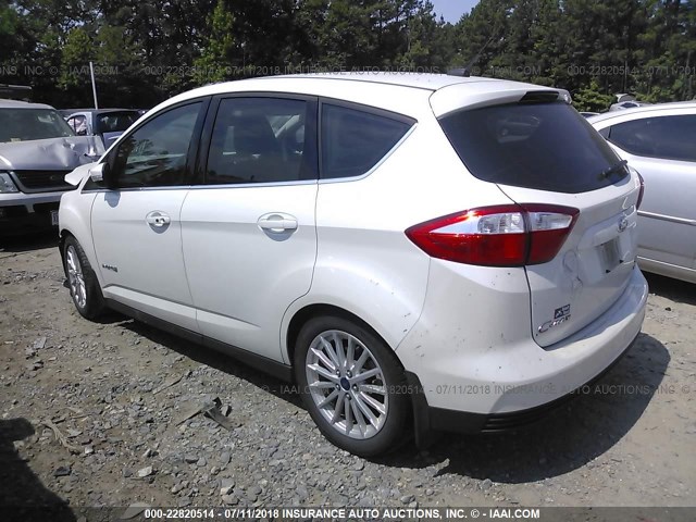 1FADP5BU9DL516278 - 2013 FORD C-MAX SEL WHITE photo 3