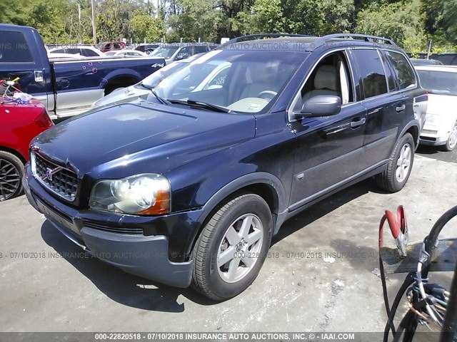 YV1CZ592751197801 - 2005 VOLVO XC90 შავი ფოტო 2