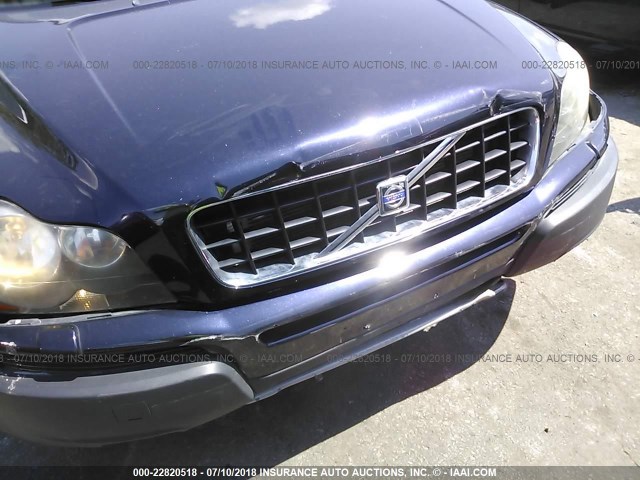 YV1CZ592751197801 - 2005 VOLVO XC90 შავი ფოტო 6