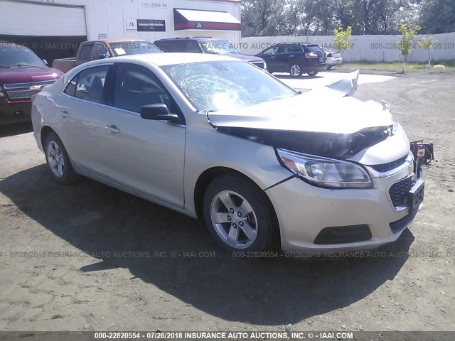 1G11B5SL0EF125550 - 2014 CHEVROLET MALIBU LS TAN photo 1