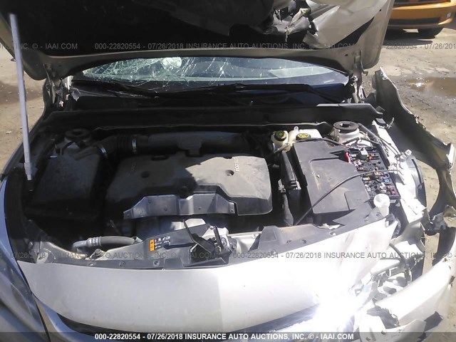 1G11B5SL0EF125550 - 2014 CHEVROLET MALIBU LS TAN photo 10