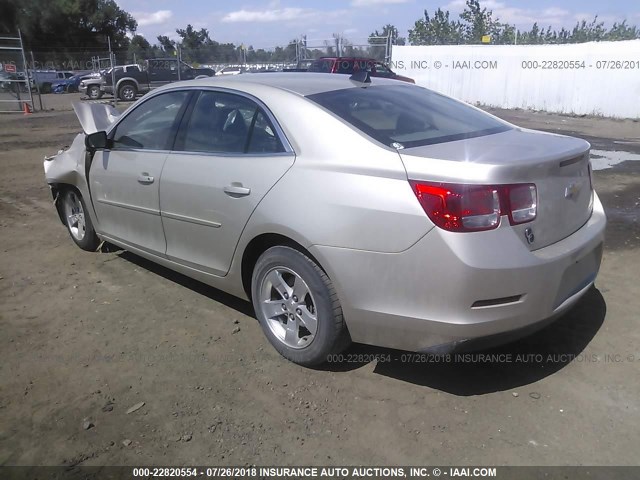1G11B5SL0EF125550 - 2014 CHEVROLET MALIBU LS TAN photo 3