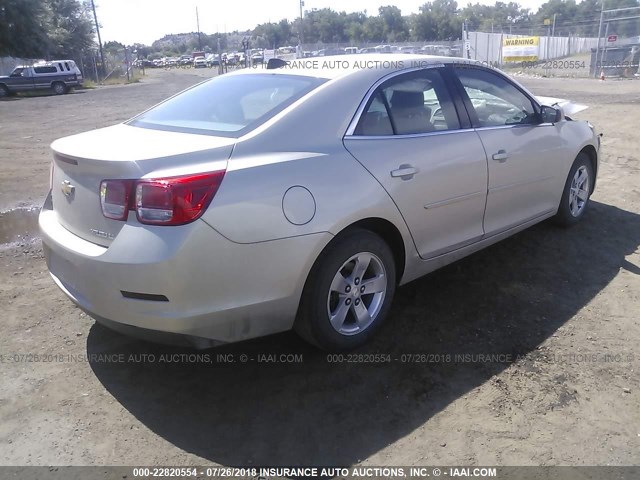 1G11B5SL0EF125550 - 2014 CHEVROLET MALIBU LS TAN photo 4