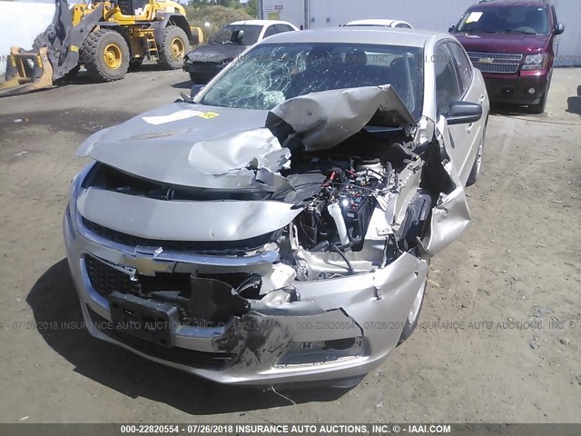 1G11B5SL0EF125550 - 2014 CHEVROLET MALIBU LS TAN photo 6
