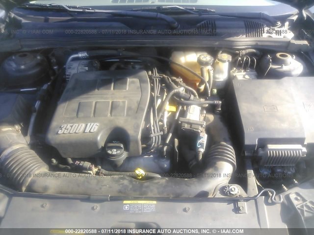 1G1ZT54865F246415 - 2005 CHEVROLET MALIBU LS BLACK photo 10