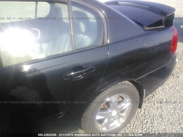 1G1ZT54865F246415 - 2005 CHEVROLET MALIBU LS BLACK photo 6