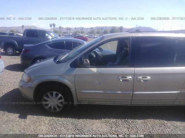 2C4GP54L03R202682 - 2003 CHRYSLER TOWN & COUNTRY LXI GOLD photo 6