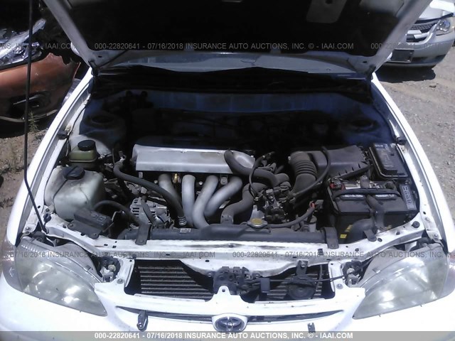 1NXBR18EXWZ131891 - 1998 TOYOTA COROLLA VE/CE/LE 白色 照片 10