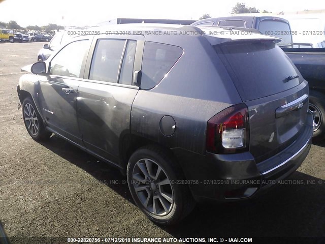 1C4NJCEA2GD575127 - 2016 JEEP COMPASS LATITUDE 灰色 照片 3