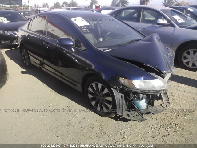 2HGFA169X9H526326 - 2009 HONDA CIVIC EXL ლურჯი ფოტო 1