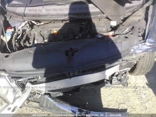 2HGFA169X9H526326 - 2009 HONDA CIVIC EXL ლურჯი ფოტო 10