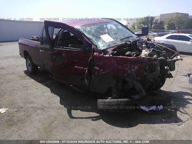 3D7KS28D26G108507 - 2006 DODGE RAM 2500 ST/SLT 红色 照片 1