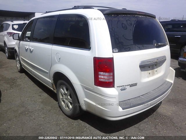 2A8HR54P08R621455 - 2008 CHRYSLER TOWN & COUNTRY TOURING WHITE photo 3