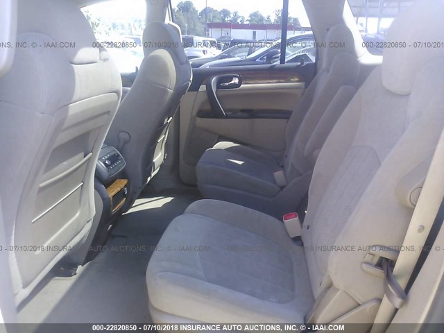5GAER13718J114073 - 2008 BUICK ENCLAVE CX Champagne photo 8