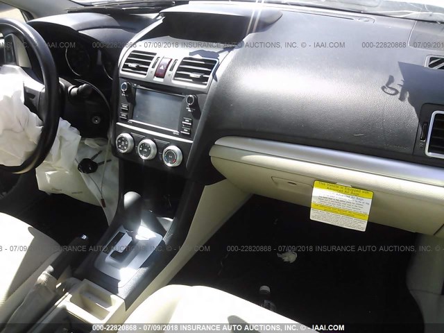 JF1GJAA69FH015312 - 2015 SUBARU IMPREZA WHITE photo 5