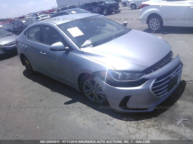 5NPD84LF8HH097299 - 2017 HYUNDAI ELANTRA SE/VALUE/LIMITED GRAY photo 1