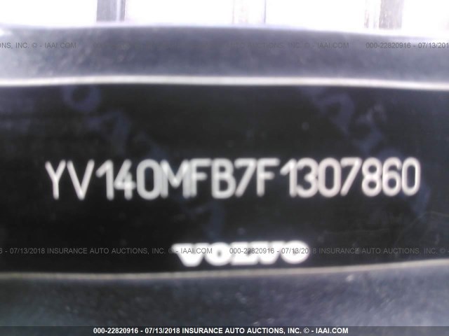 YV140MFB7F1307860 - 2015 VOLVO S60 PREMIER BLACK photo 9