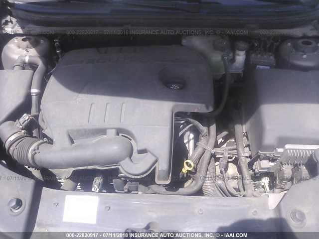 1G1ZC5E10BF325026 - 2011 CHEVROLET MALIBU 1LT 棕色 照片 10