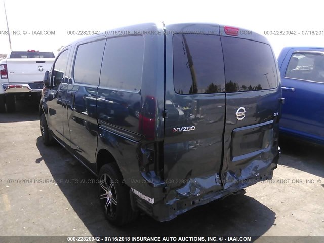 3N6CM0KN7FK705676 - 2015 NISSAN NV200 2.5S/2.5SV BLUE photo 3