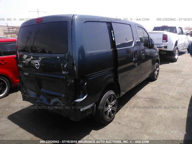 3N6CM0KN7FK705676 - 2015 NISSAN NV200 2.5S/2.5SV BLUE photo 4