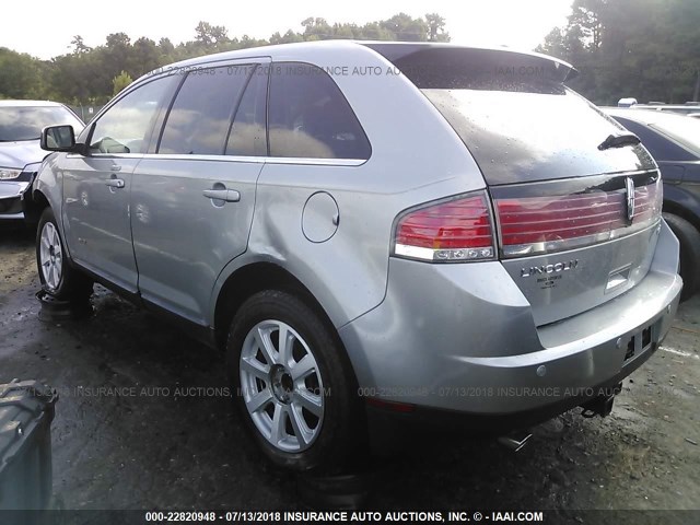 2LMDU68C27BJ04103 - 2007 LINCOLN MKX GRAY photo 3