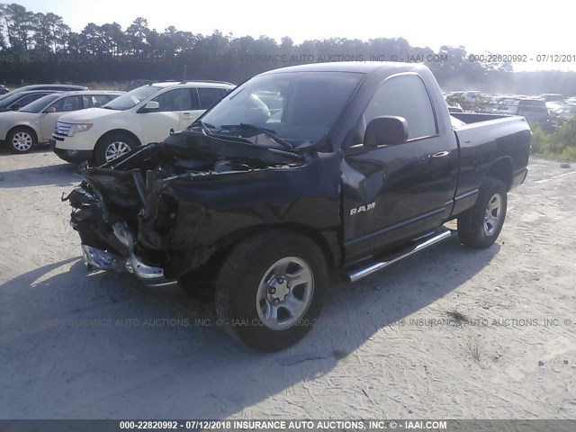 1D7HA16K88J212428 - 2008 DODGE RAM 1500 ST BLACK photo 2