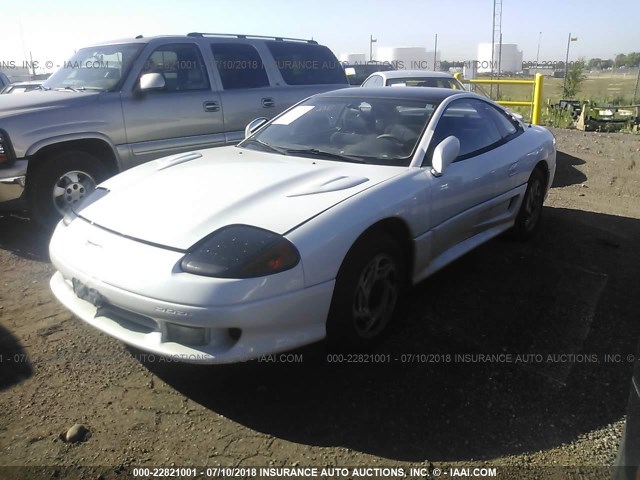 JB3XD64B6NY053782 - 1992 DODGE STEALTH R/T WHITE photo 2