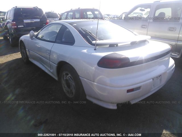 JB3XD64B6NY053782 - 1992 DODGE STEALTH R/T WHITE photo 3