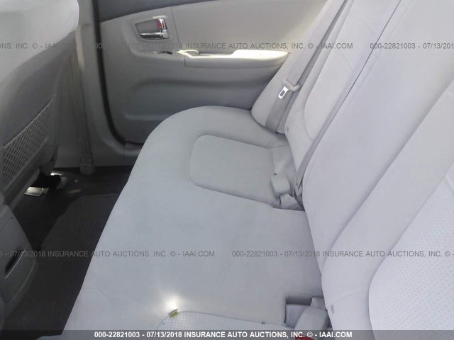 KNAFE121185502096 - 2008 KIA SPECTRA EX/LX/SX WHITE photo 8