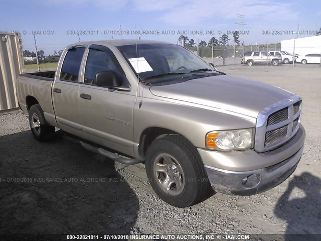 3D7HA18N22G133479 - 2002 DODGE RAM 1500 TAN photo 1