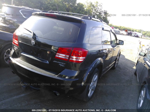 3D4GH67V19T602906 - 2009 DODGE JOURNEY R/T BLACK photo 4