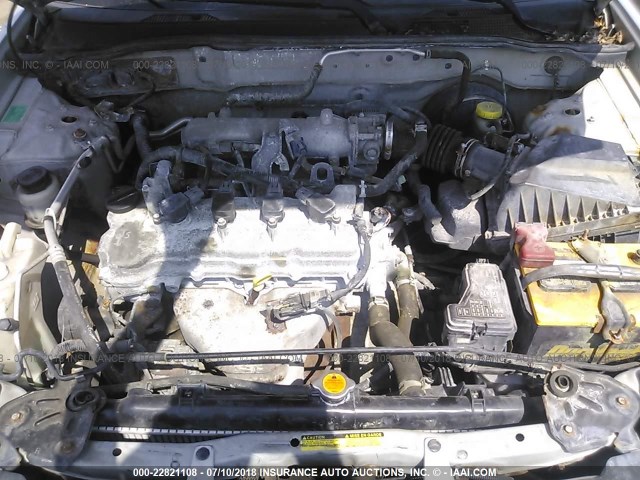 3N1CB51D85L533670 - 2005 NISSAN SENTRA 1.8/1.8S SILVER photo 10