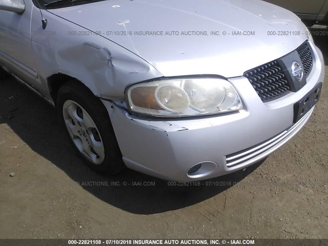 3N1CB51D85L533670 - 2005 NISSAN SENTRA 1.8/1.8S SILVER photo 6