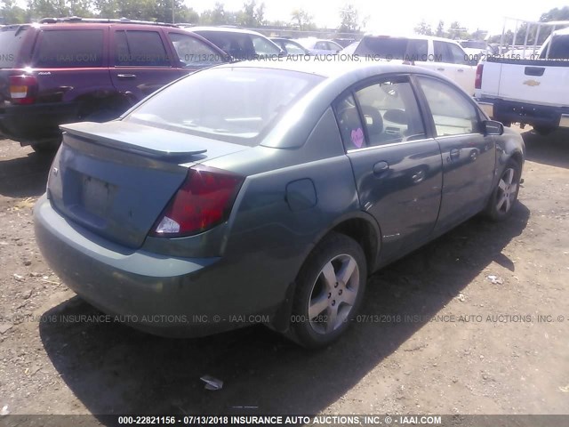 1G8AL55F16Z145410 - 2006 SATURN ION LEVEL 3 GREEN photo 4